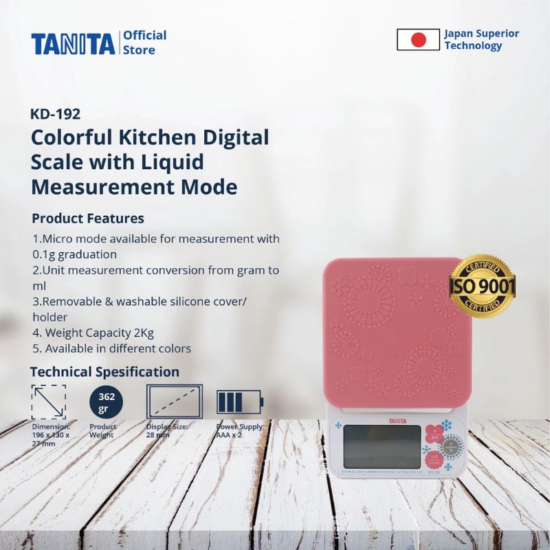 TANITA KD-192 Timbangan Dapur Digital