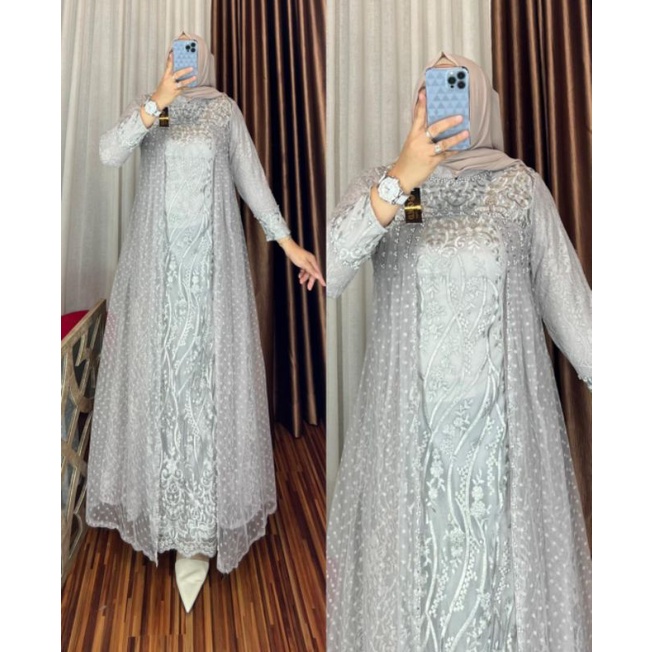 gamis sabyan brokat new READY