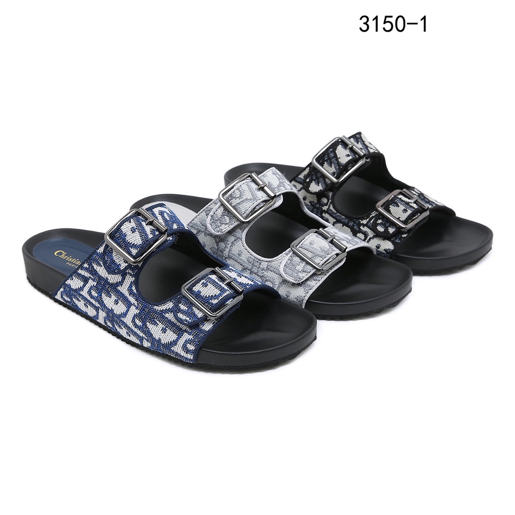 DR Oblique Jacquard Sandals With Buckle 3150-1