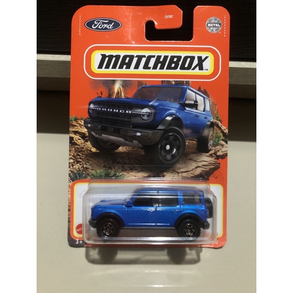 2021 ford bronco matchbox biru