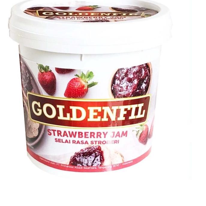 

10.10 BIG SALE FASION Goldenfil Strawberry Jam Selai strawberry 1 kg buruan