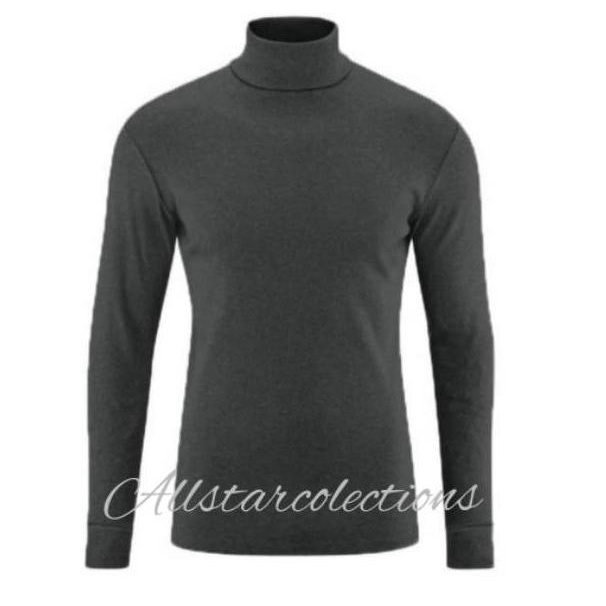 Paling Dicari..  TURTLENECK TURTLE NECK PRIA KAOS POLOS LENGAN PANJANG PRIA LEHER TINGGI KERAH TINGG