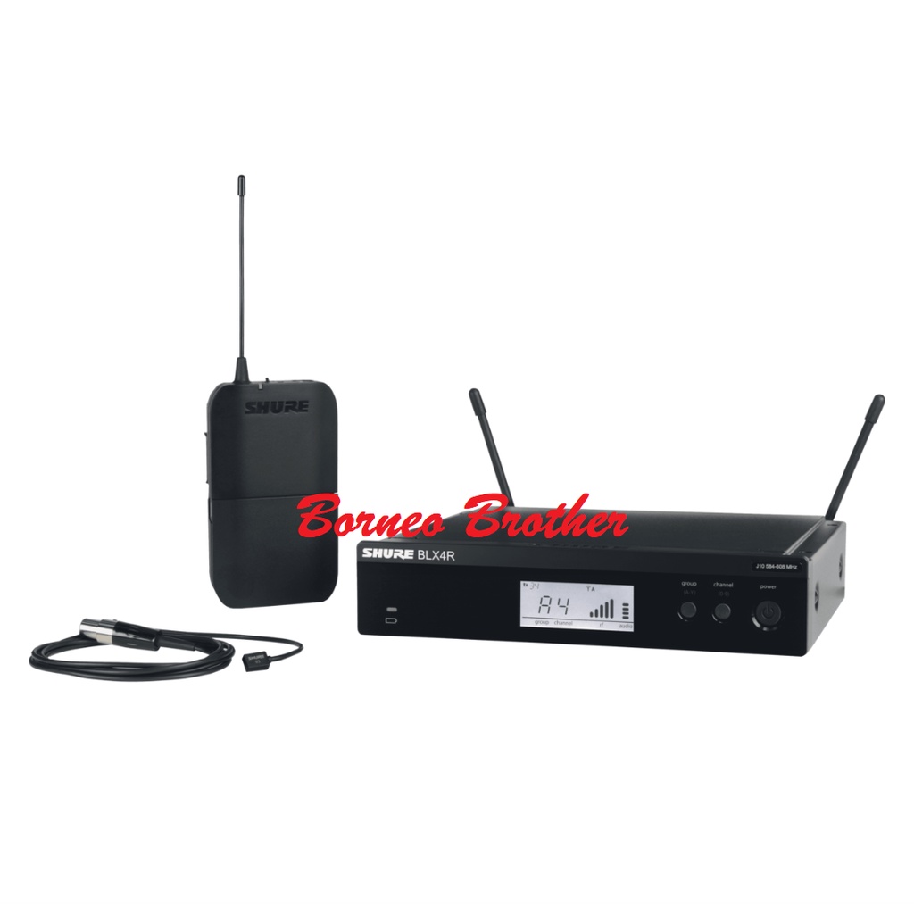Shure BLX14R/W93 BLX 14 R / W 93 Original Mic Wireless Clip On