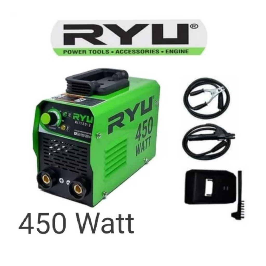 Mesin Las Listrik / Trafo Las / Inverter IGBT 450Watt RYU RII 120-2 full set