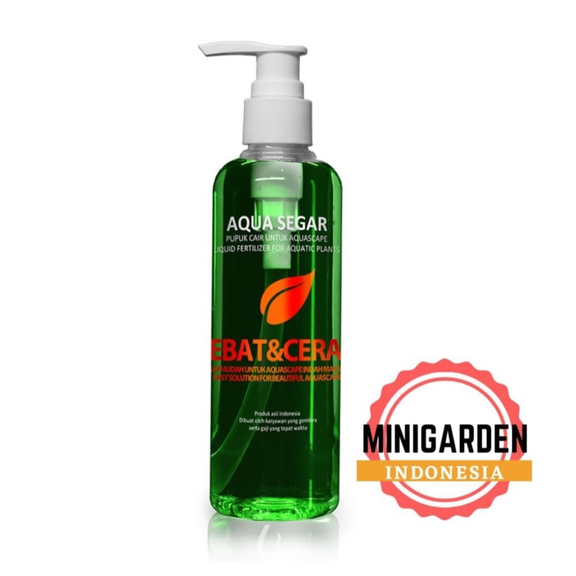 AQUA SEGAR LEBAT &amp; CERAH PUPUK CAIR AQUASEGAR AQUASCAPE 100 ML