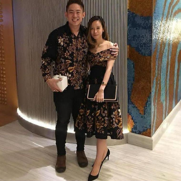 [AMP.18Oc22м] gaun pesta couple -dress batik premium - couple batik- dress pesta mewah - dress kombi