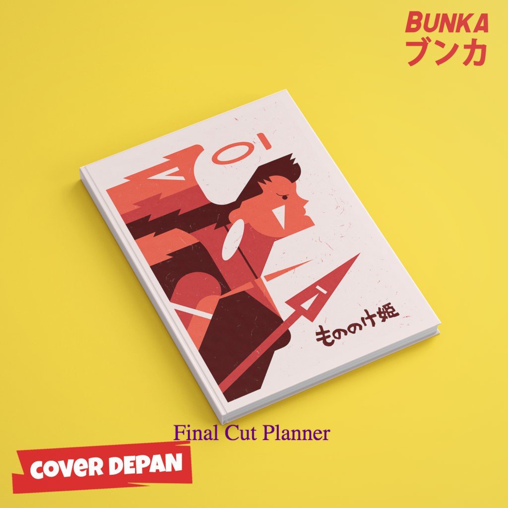 

Notebook Anime Ghibli Princess Mononoke C Hardcover A5 Buku Tulis Catatan Note Agenda Planner jurnal .