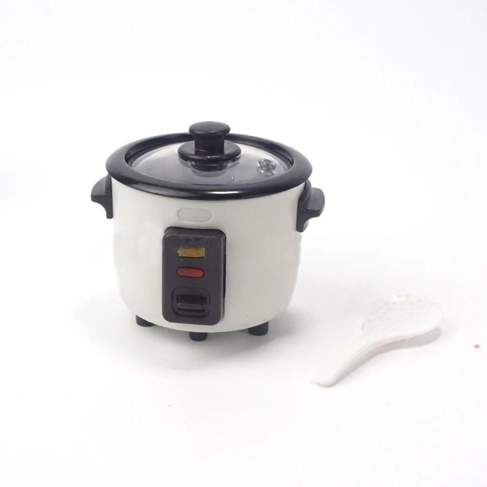 Lanfy Simulasi Rice Cooker Pretend Play Mainan Model Rumah Boneka Miniatur Mainan Rumah Furniture Mainan Model Cooker