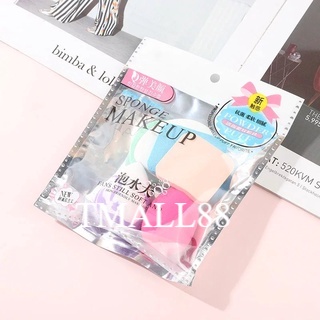 ♥TMALL88♥ Beauty Blender Sponge Bedak Isi 6 Pcs Powder Puff Foundation Makeup Kemasan Plastik Import Tmall88 H88