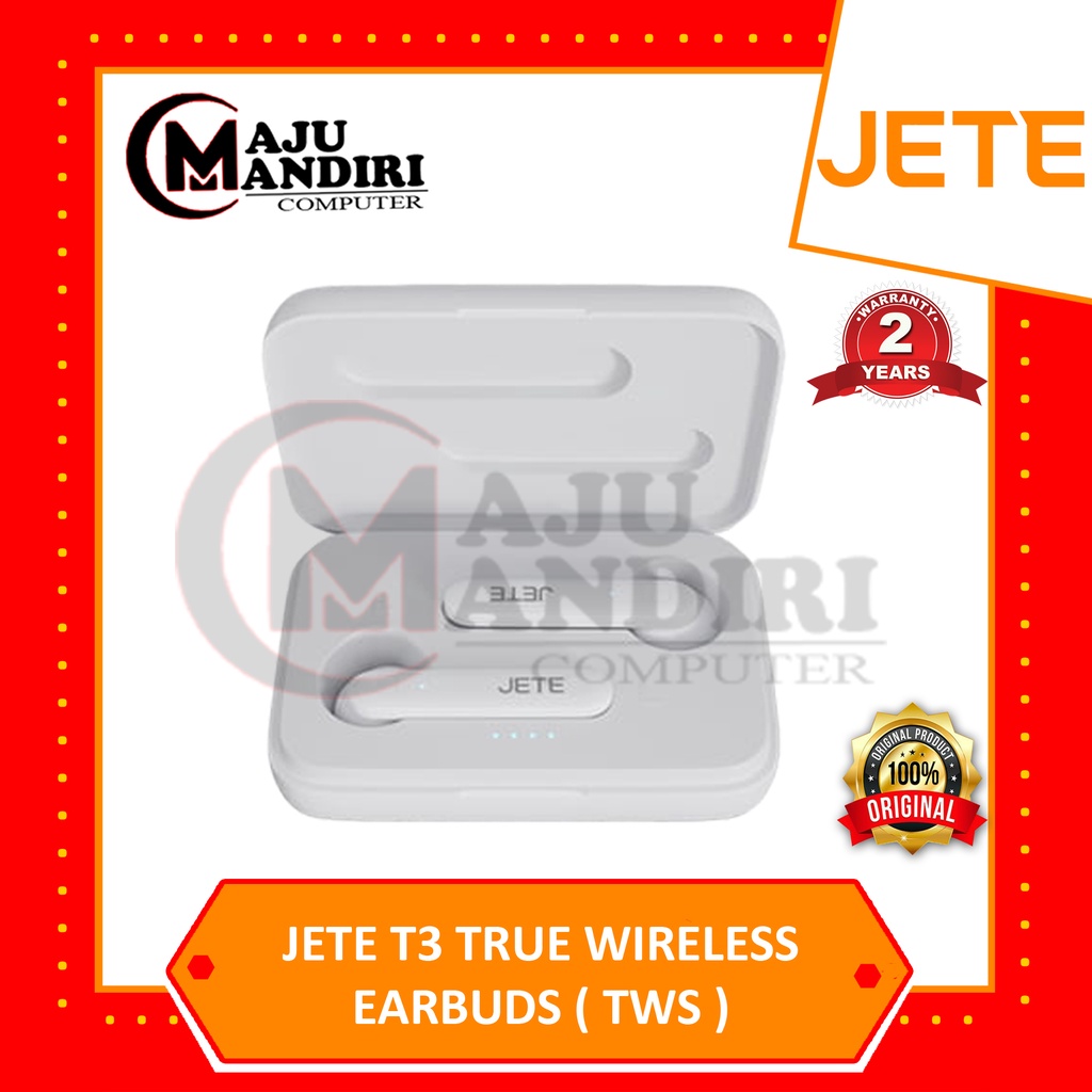 TRUE WIRELESS EARBUDS ( TWS ) JETE T3