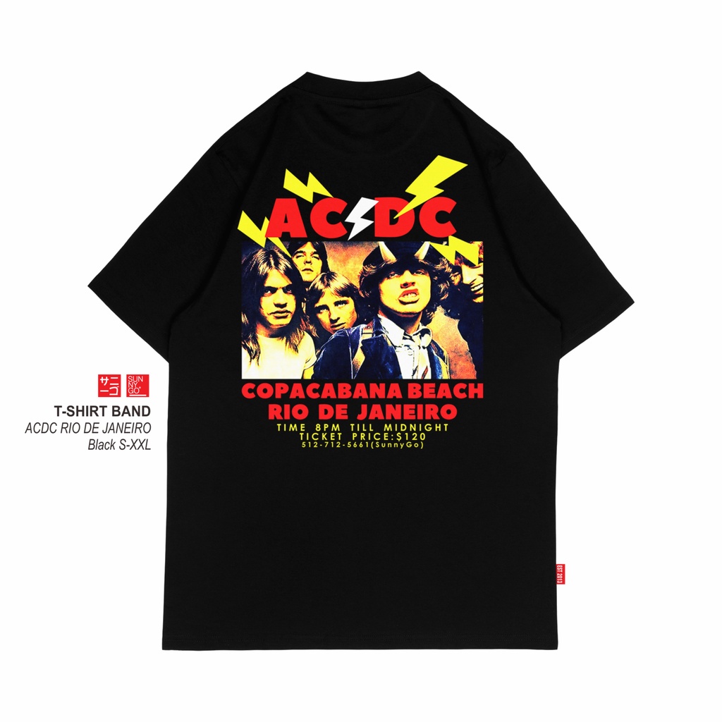 KAOS BAND METALLICA > ACDC > PINK FLOYD > ORIGINAL SUNNYGO H&M