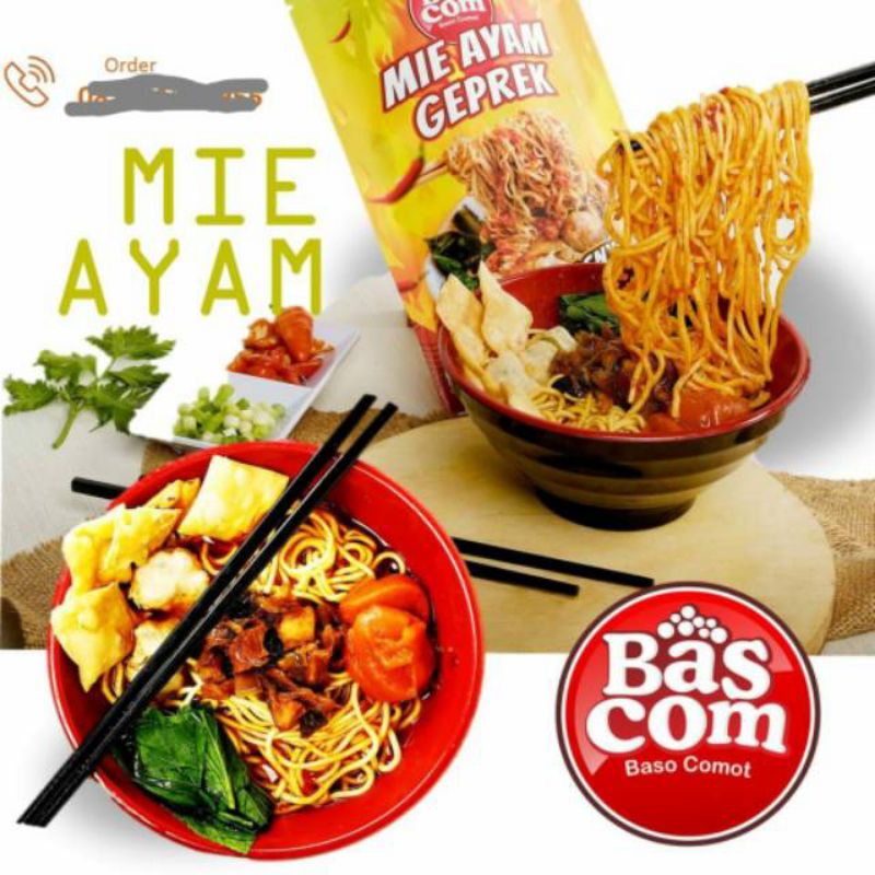 

Mie Ayam Geprek Bascom / Mie Ayam Extra Pedas / Mie Ayam Instan