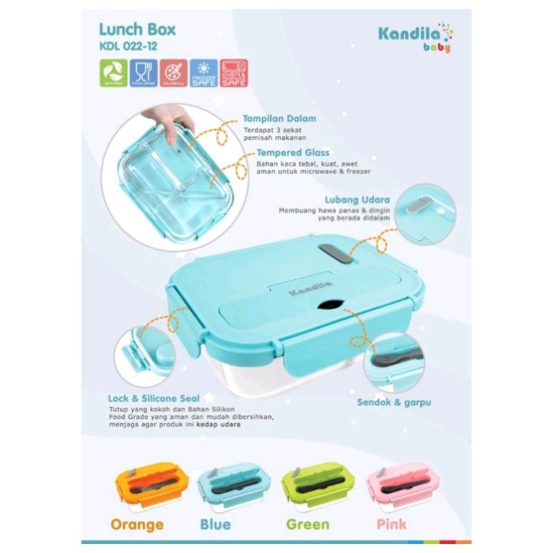 Kandila Baby - Lunch Box Three Compartment KDL 022-12