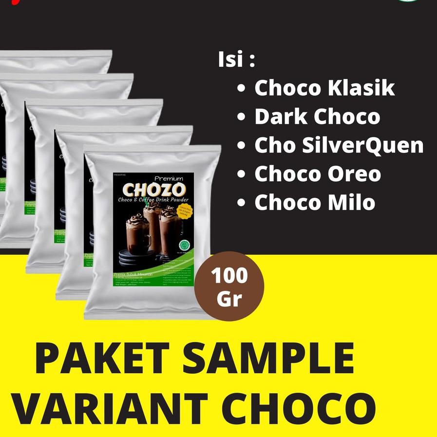 

Diskon✔️PAKET SAMPLE Best 5 Varian CHOCOLATE, Harga adalah 1 Paket berisi 5 Variant|SQ8