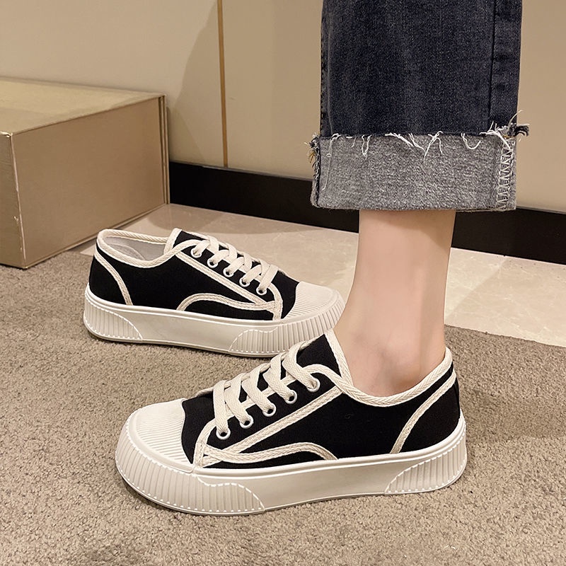 M Footwear - Sepatu Sneakers Canvas Wanita Import - CSG6119