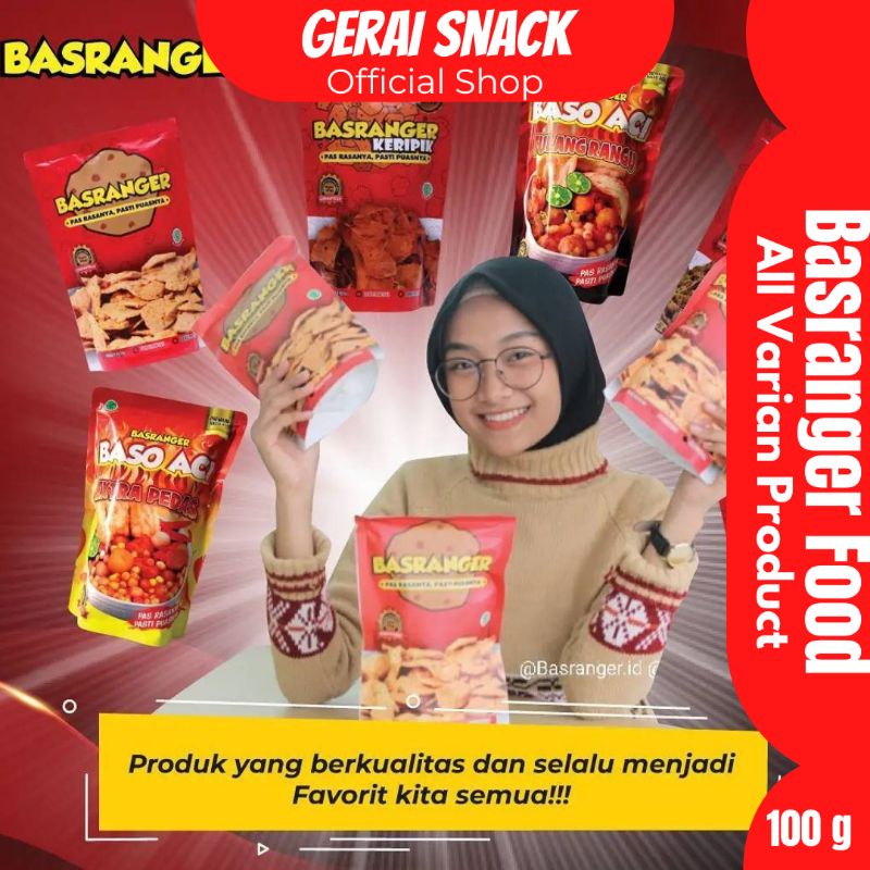 Basranger - Allvarian Basreng - Baso Aci - Keripik - Macaroni - Seblak