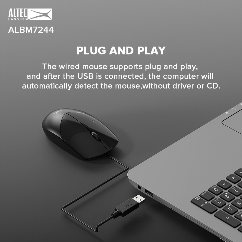 Altec Lansing Mouse Optical USB ALBM7244