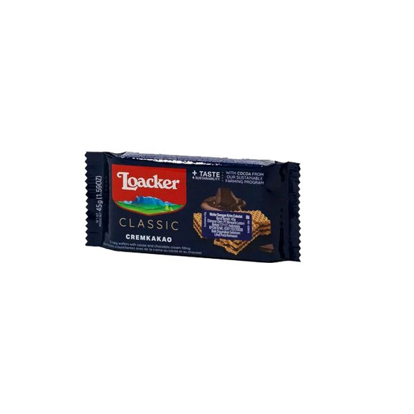 

Loacker Cream Cacao Wafer [45 gr]