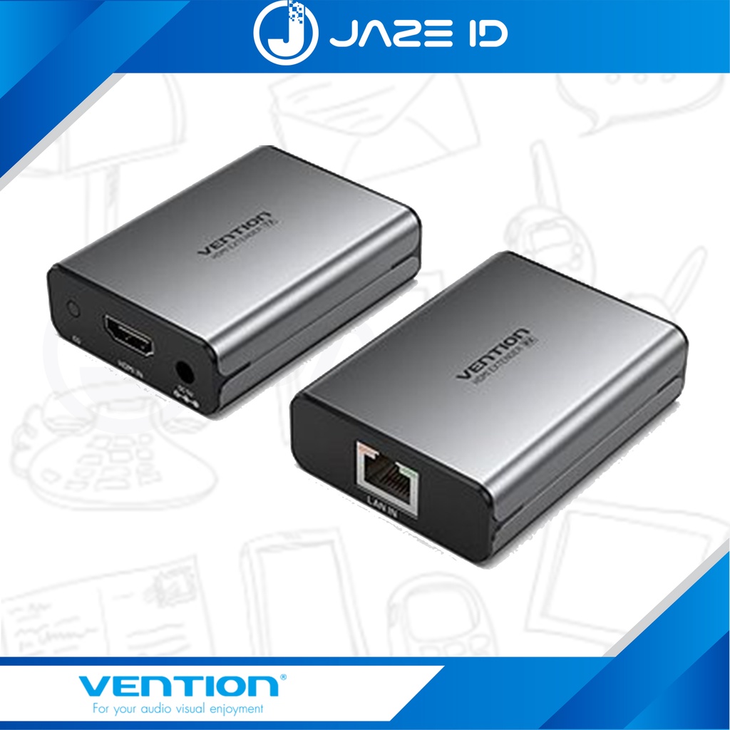 Vention HDMI Extender via Single LAN RJ45 Transmitter Receiver Extend