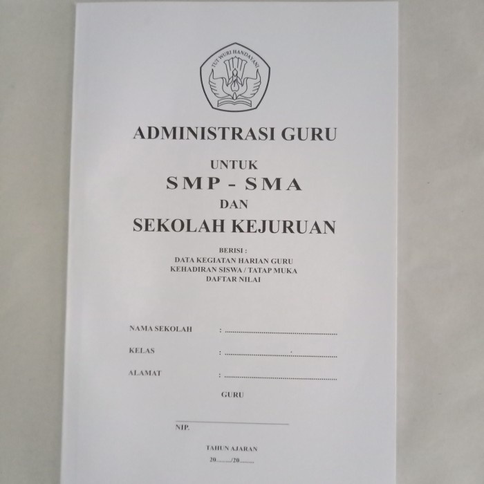 

murah Buku Administrasi Guru Sekolah