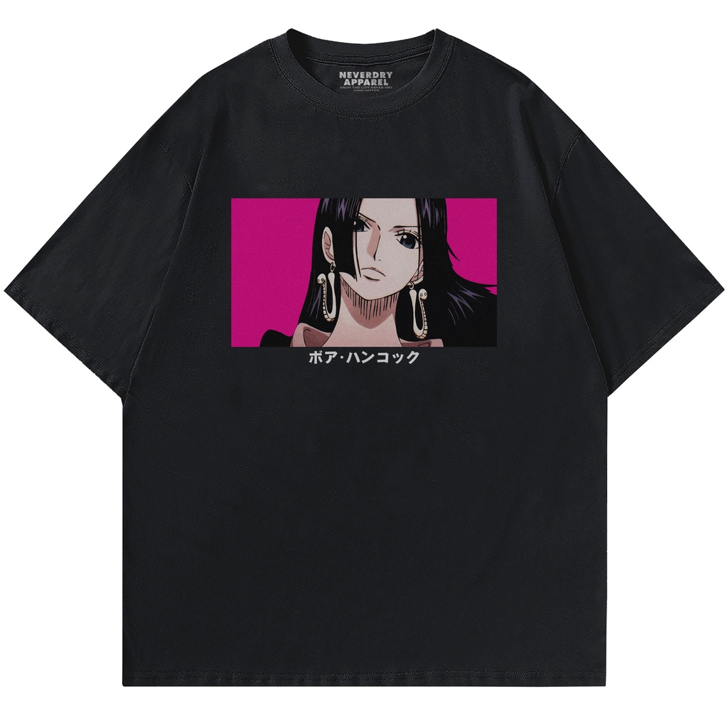 Neverdry | OVERSIZE | Tshirt | Boa Hancock | One piece | Basic Black