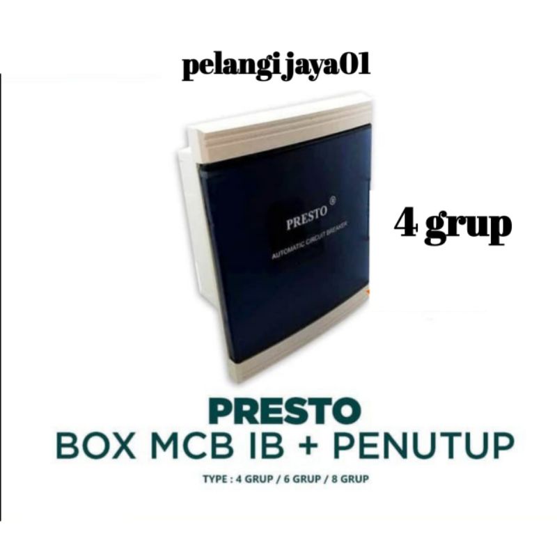 box MCB presto 4 grup/cover mcb