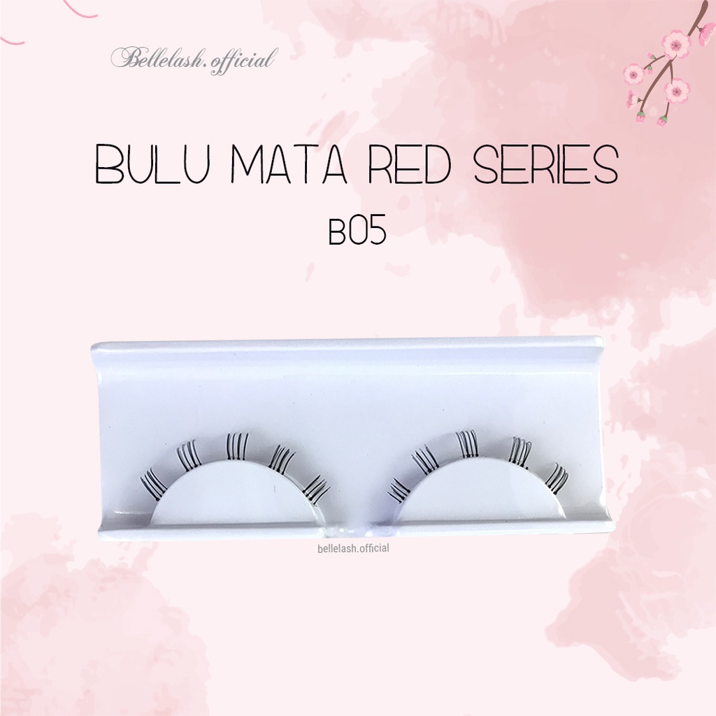 B05 Bulu Mata Bawah Palsu Handmade Natural False Eyelash Eye Lashes Belle Eyelashes