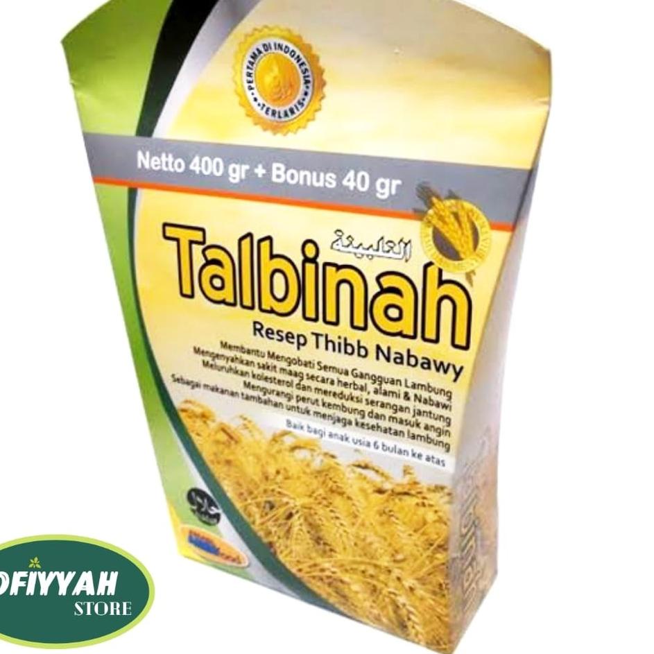 

PROMO HARI INI Tepung Gandum Talbina Talbinah 400 Gr Plus 40 gr serbuuu !