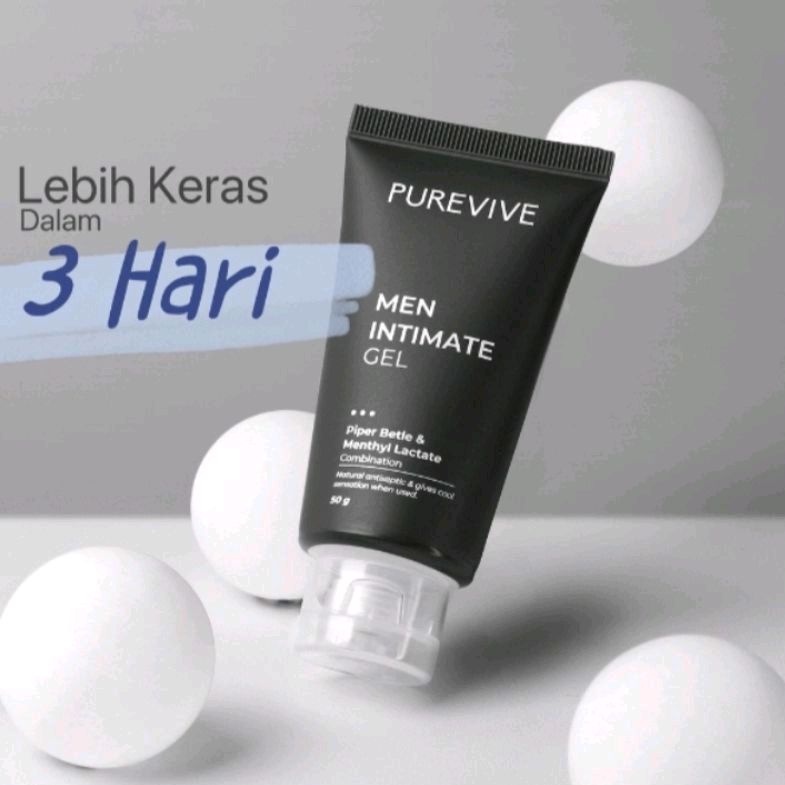 PUREVIVE MEN MR.P INTIMATE GEL LEBIH CERAH KERAS DAN BEBAS GATAL