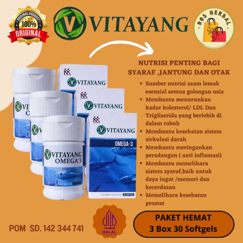 vitayang omega 3 - vitamin otak