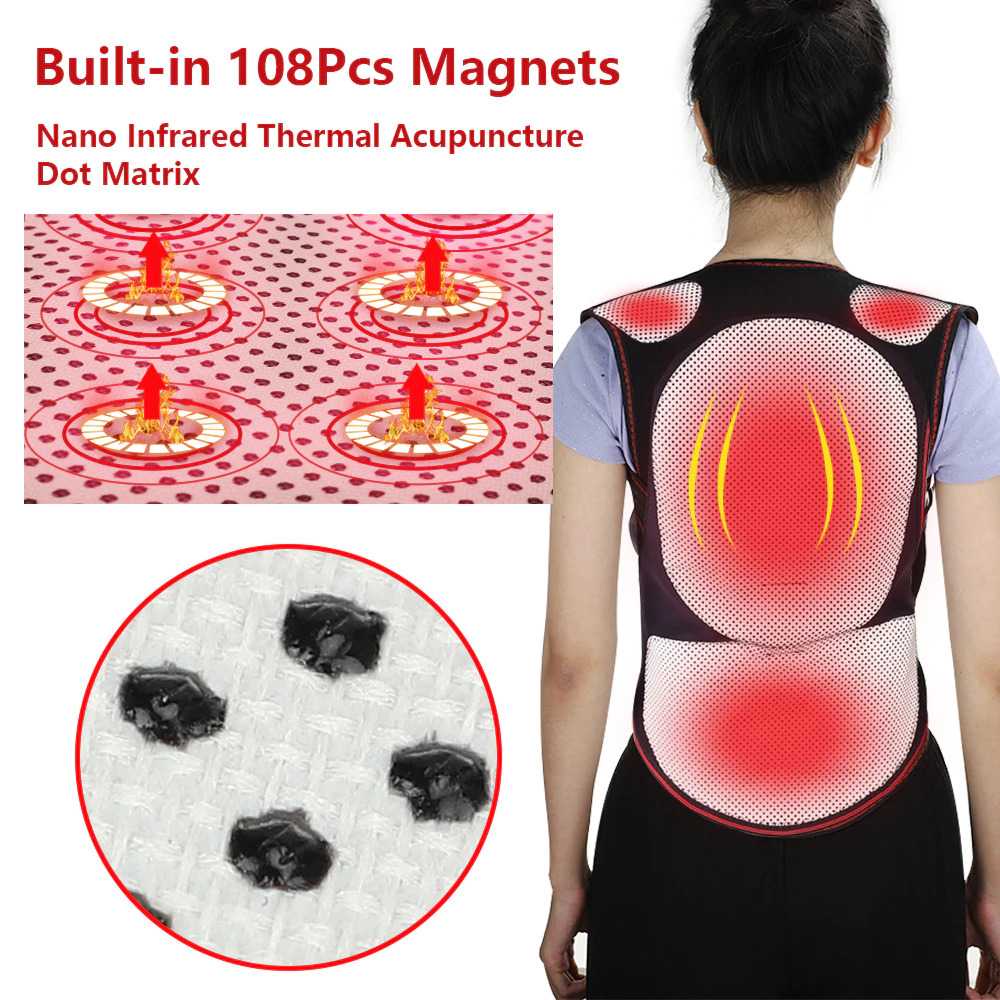 Sabuk Terapi Penyangga Sakit Punggung Magnet Pria &amp; Wanita Anti Bungkuk Posture Back Support Brace Posture