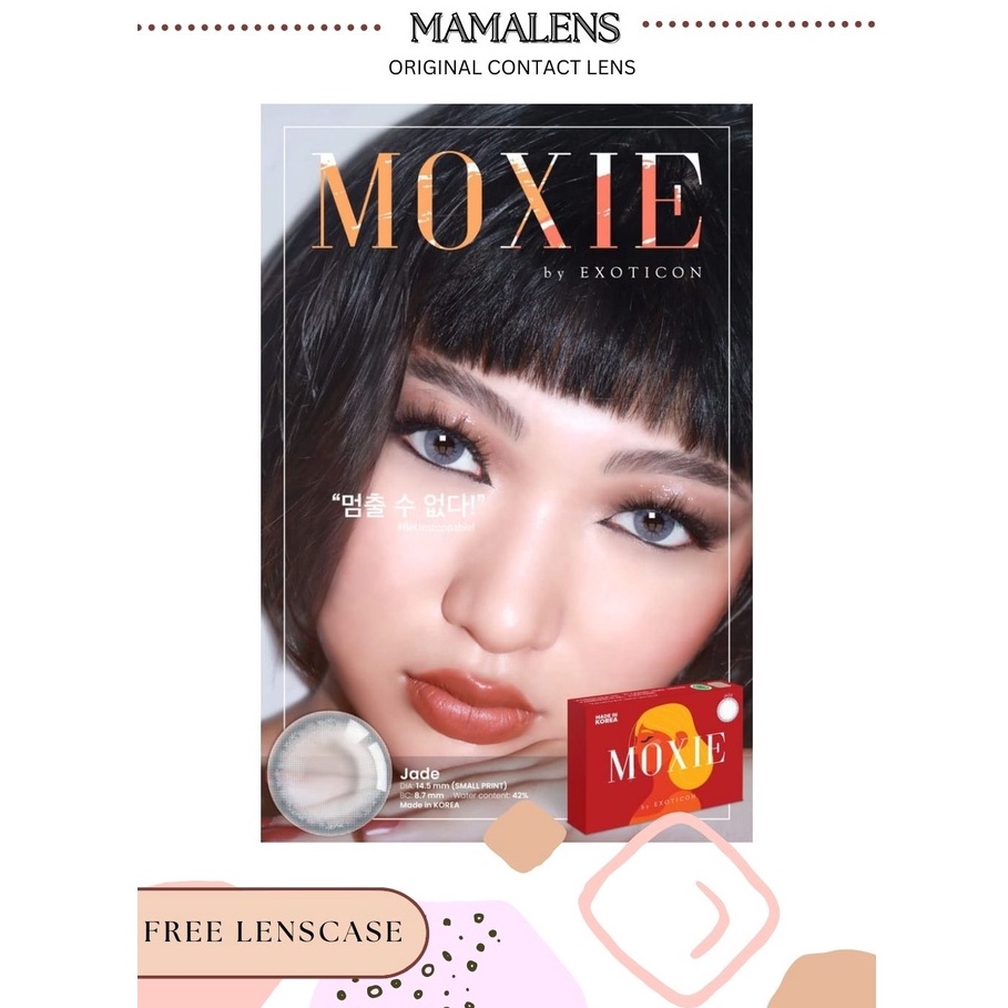 Softlens Moxie New Minus -2.25 sd -4.00 Free Lenscase -MAMALENS