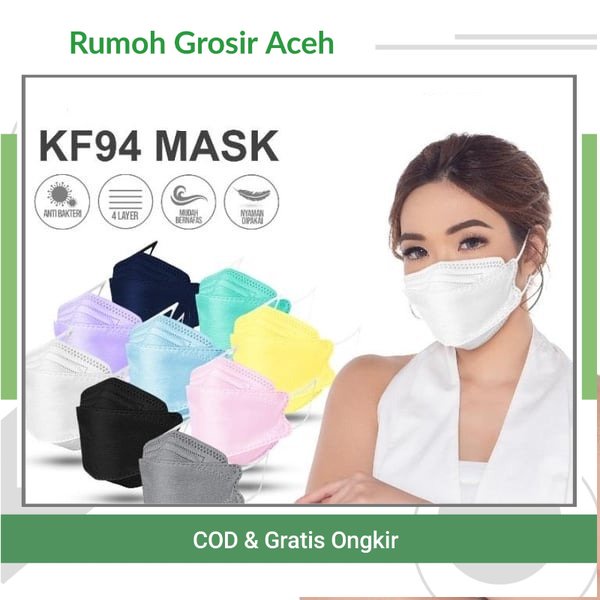 {ACEH} KF94 MASKER 4PLY KOREA ISI 10pcs