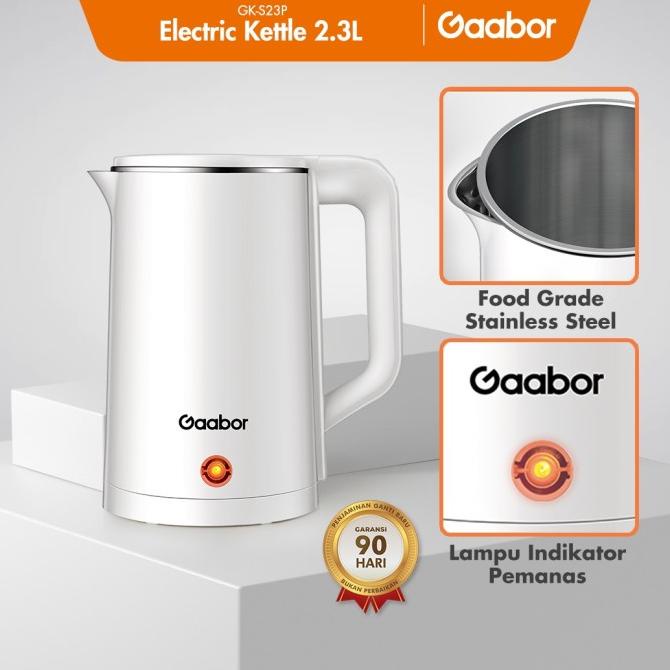 TERBARU Gaabor Electric Kettle 2.3 L Kettle Listrik Pemanas Air/Teko Elektrik /PERALATAN MASAK SET/P