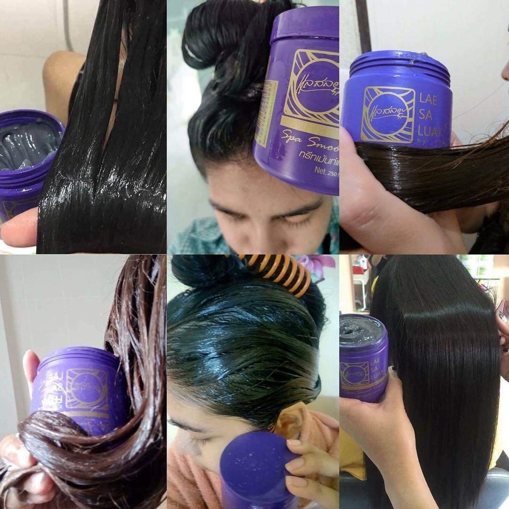 LAE SA LUAY /BPOM /HAIR SPA SMOOTH KERATIN /MASKER RAMBUT /CREAMBATH TREATMENT