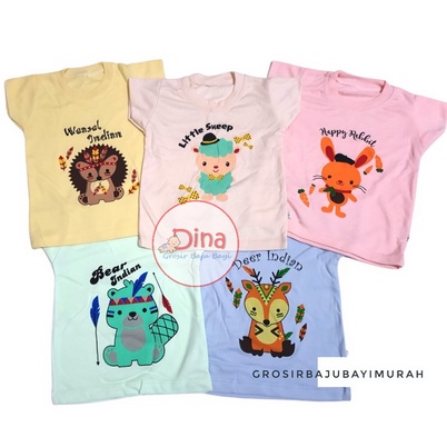 kaos bayi motif JOJO size XXL