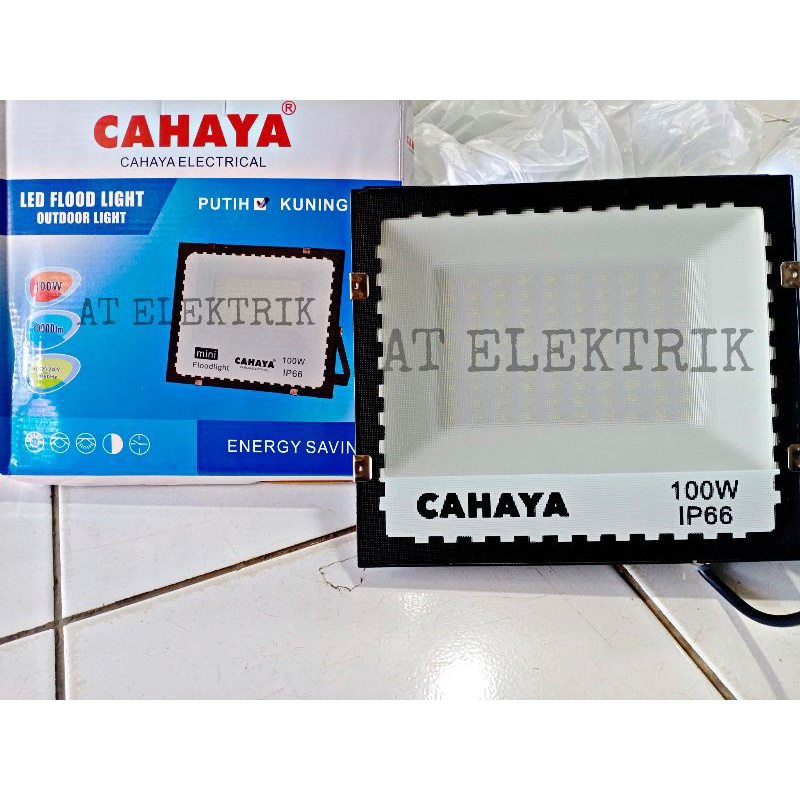 LED Tembak CAHAYA 100 WATT Cahaya Putih IP 66 Water Proof Tahan Air / Led Tembak Buat Dekorasi Spanduk