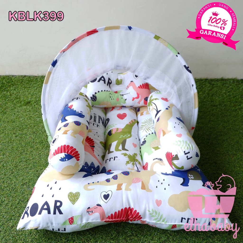 Kasur Bayi Lipat Kelambu Set Murah | Produk Perlengkapan Tempat Tidur Baby Peralatan Anak Baru Lahir