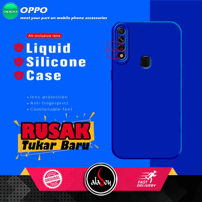 Soft Case OPPO Case Liquid Silicone Pro Camera Premium Casing