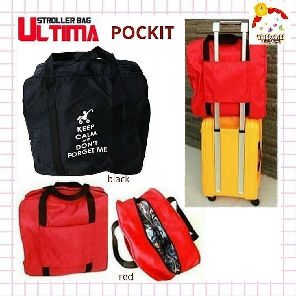 ULTIMA POCK IT STROLLER BAG RED dan BLACK