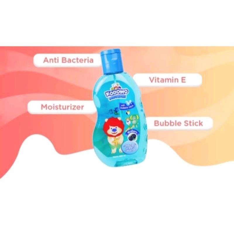 KODOMO BODYWASH WITH BUBBLE STICK - SABUN MANDI ANAK KODOMO 200 ML / SABUN KODOMO / SABUN MANDI BAYI