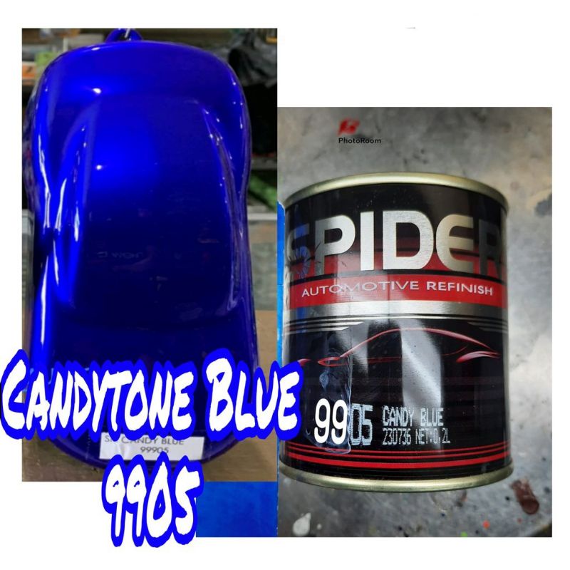 Cat Blue Candy Tone biru Penta Spider Candytone Blue Transparan Candi Cendi Cendy Cendito