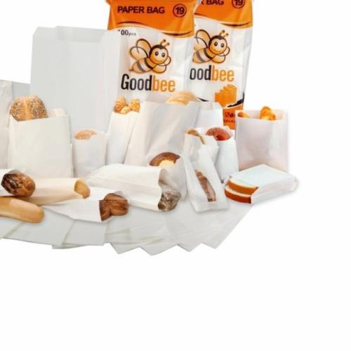 

PAPER BAG Goodbee - KODE 08-BROWN KRAFT -KANTONG KERTAS ROTI ISI100PCS