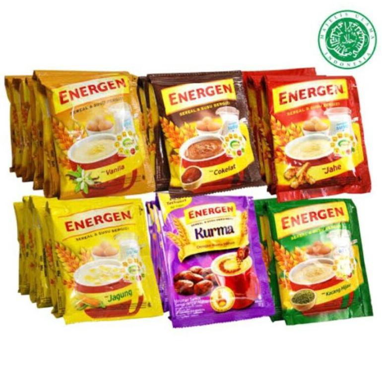 

BIG PROMO Energen 34gr 1 renceng ( isi 10 ) / Energen All Varian Kemasan baru ♯ 882