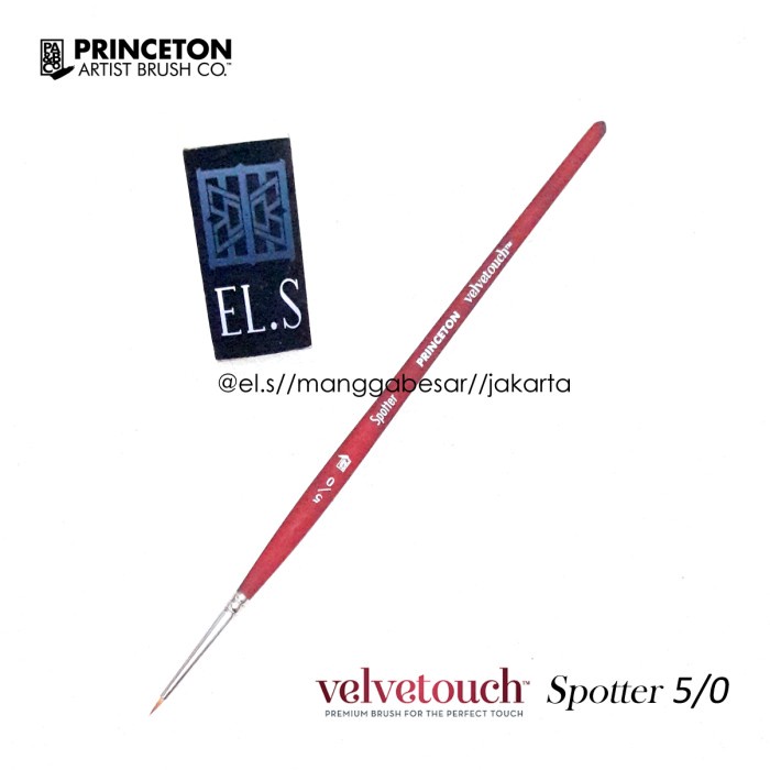 

Eklusif Princeton Velvetouch Brush Spotter 5/0 ( Kuas Lukis ) Limited