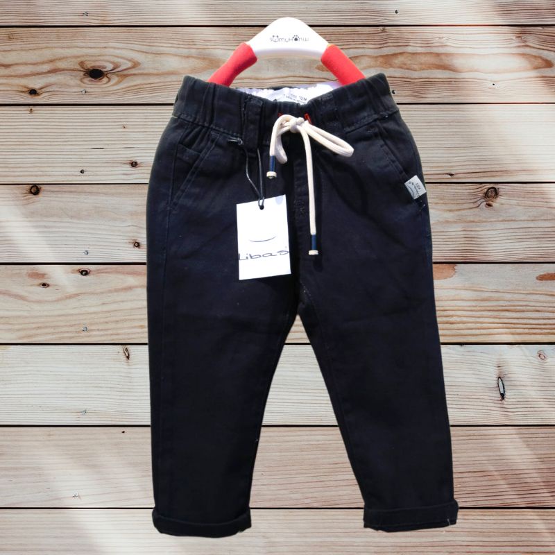 Clana Chino anak 1-14th/celana panjang hitam/clana fashion anak/clana panjang brand libas/gratis ong
