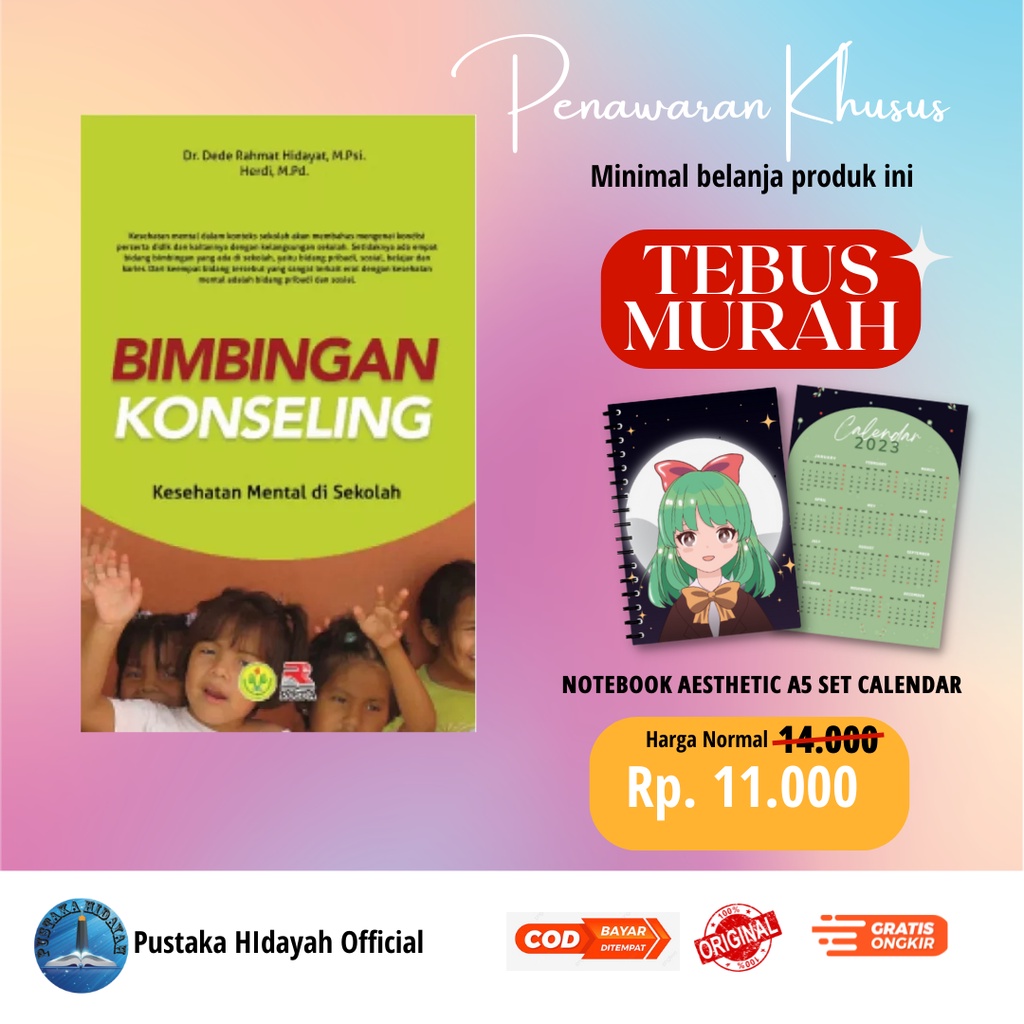 Jual Buku Bimbingan Konseling Kesehatan Mental Disekolah Dede Rahmat