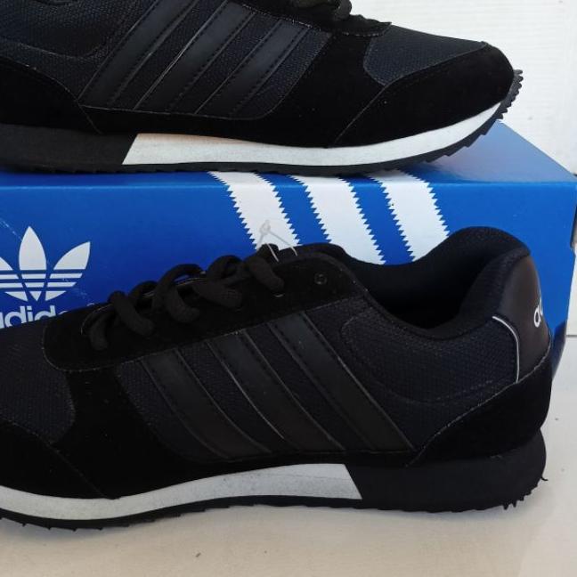 SALESEPATU SEKOLAH SEPATU KERJA FORMAL ADIDAS FULL HITAM POLOS ADIDAS NEO PRIA WANITA LAKI CEWEK L|K