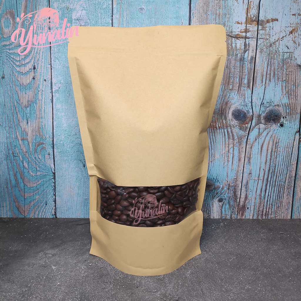 Kemasan Standing Pouch Window 500gr Papercraft | Kemasan Coffee