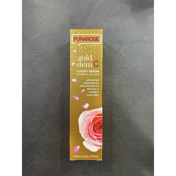 Purarose Gold Serum Stem C Luxury Serum 50ml Australia | Lanopearl | Purarose | Gold Stem C